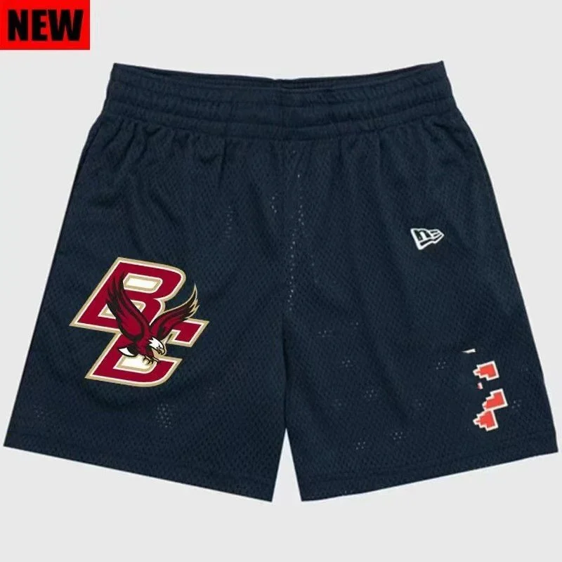 New Era New Era Boston College Eagles Shorts Black Black - 1