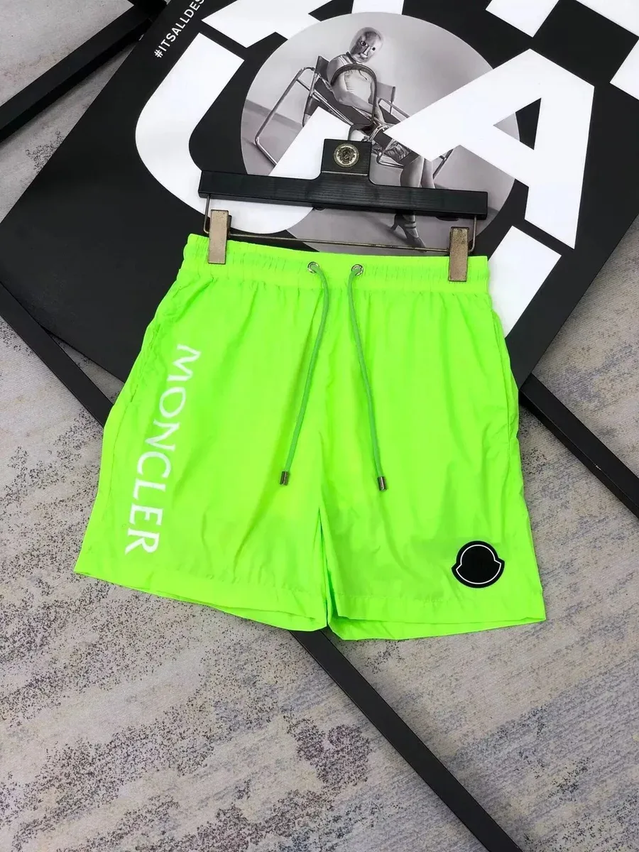 Moncler Moncler Neon Green Shorts Green