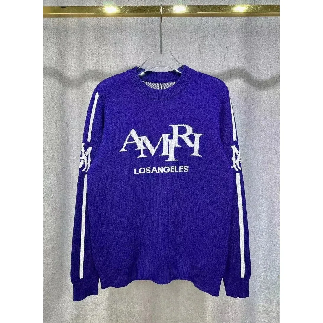 Amiri AMIRI AMIRI Los Angeles Sweater Electric Blue Blue - 1