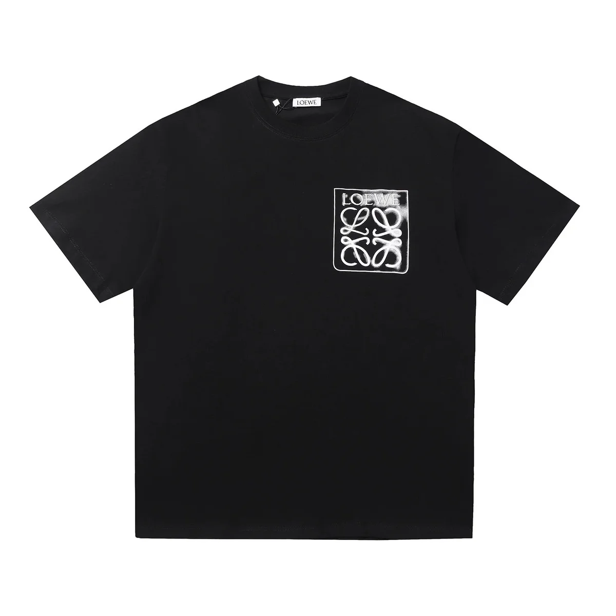 Loewe Loewe Anagram Black T-Shirt Black