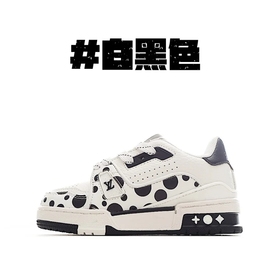 Louis Vuitton Louis Vuitton LV Trainer White/Black Polka Dot Sneakers White