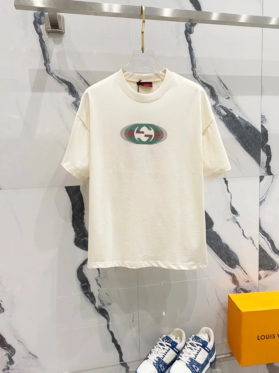 Gucci Gucci GG Supreme Cream T-Shirt Cream