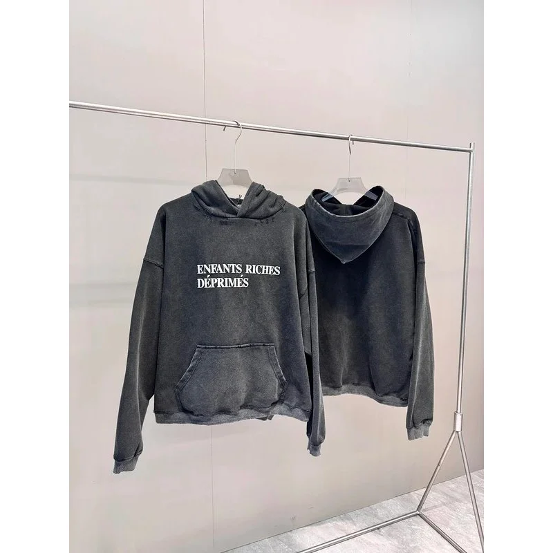 Enfants Riches Déprimés Enfants Riches Déprimés Grey Oversized Hoodie Grey