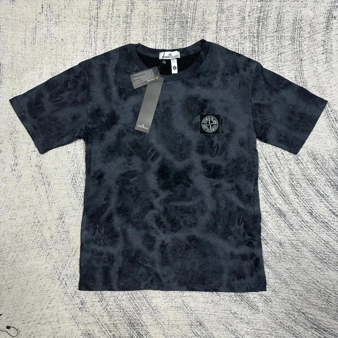 Stone Island Stone Island Black Tie-Dye T-Shirt Black