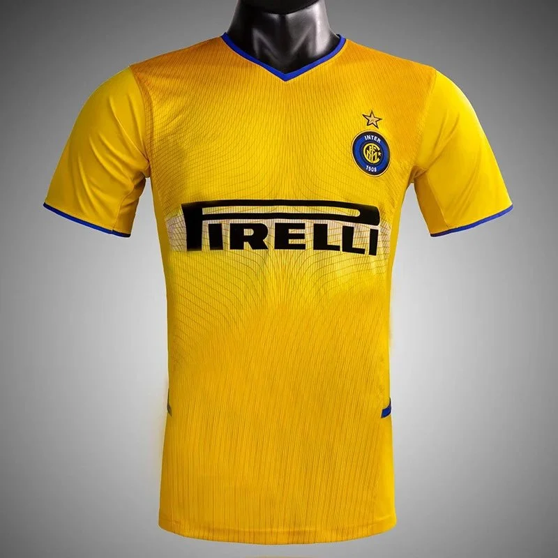 Other Inter Milan Second Away Soccer Jersey Yellow - 1