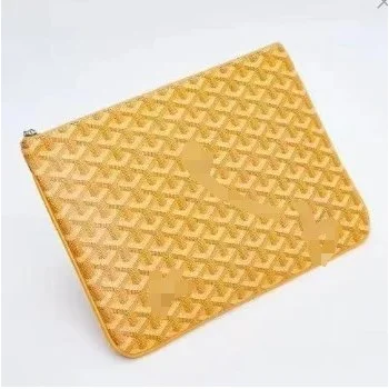 Goyard Goyard YARD Yellow Monogram Pouch Yellow - 1