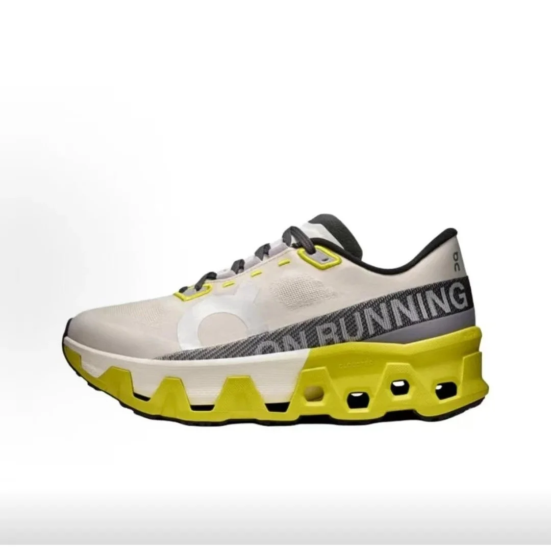 On Running On Running Cloudmonster Sail/Lime Sneakers White - 1