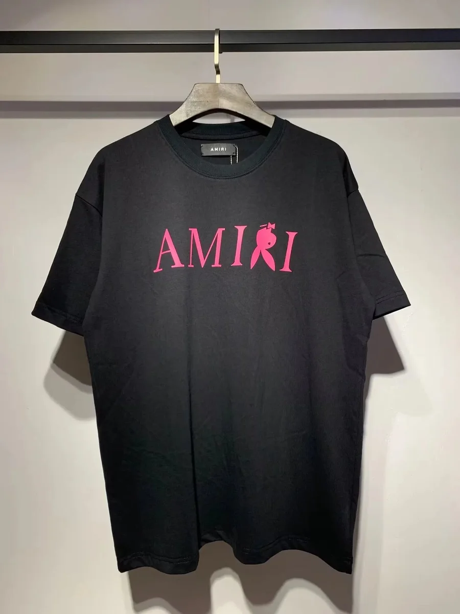 Amiri AMIRI AMIRI Black/Pink T-Shirt Black - 1