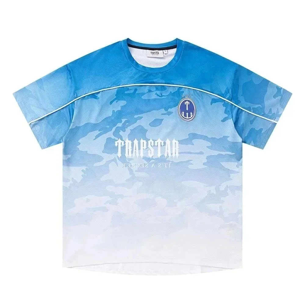 Trapstar Trapstar Blue Camo T-Shirt Blue