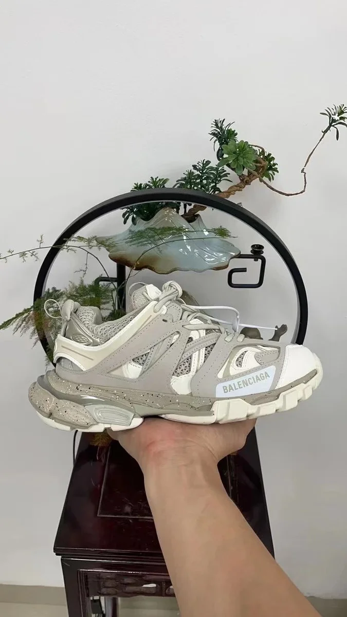 Balenciaga Balenciaga Track Light Grey/White Sneakers Grey - 1