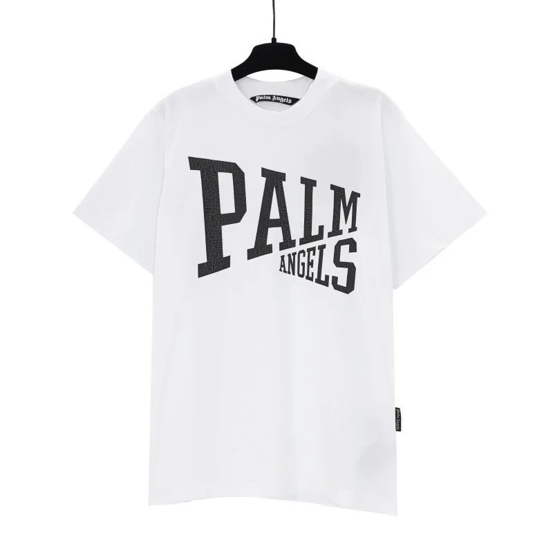 Palm Angels Palm Angels 'PALM ANGELS' White T-Shirt White - 1