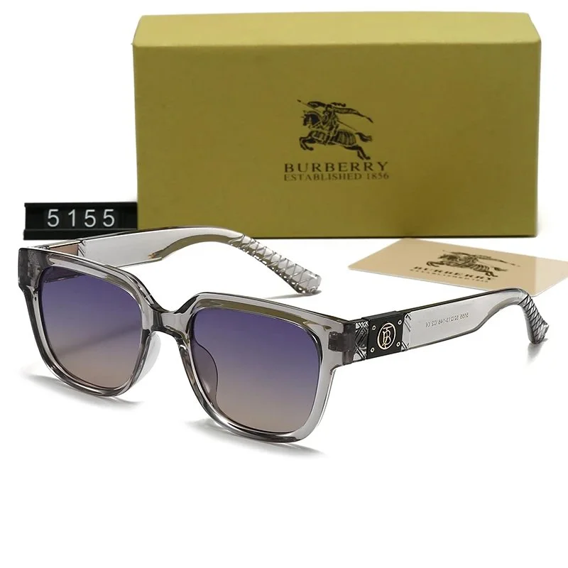 Burberry Burberry TB Monogram 5155 Gradient Sunglasses Grey - 1