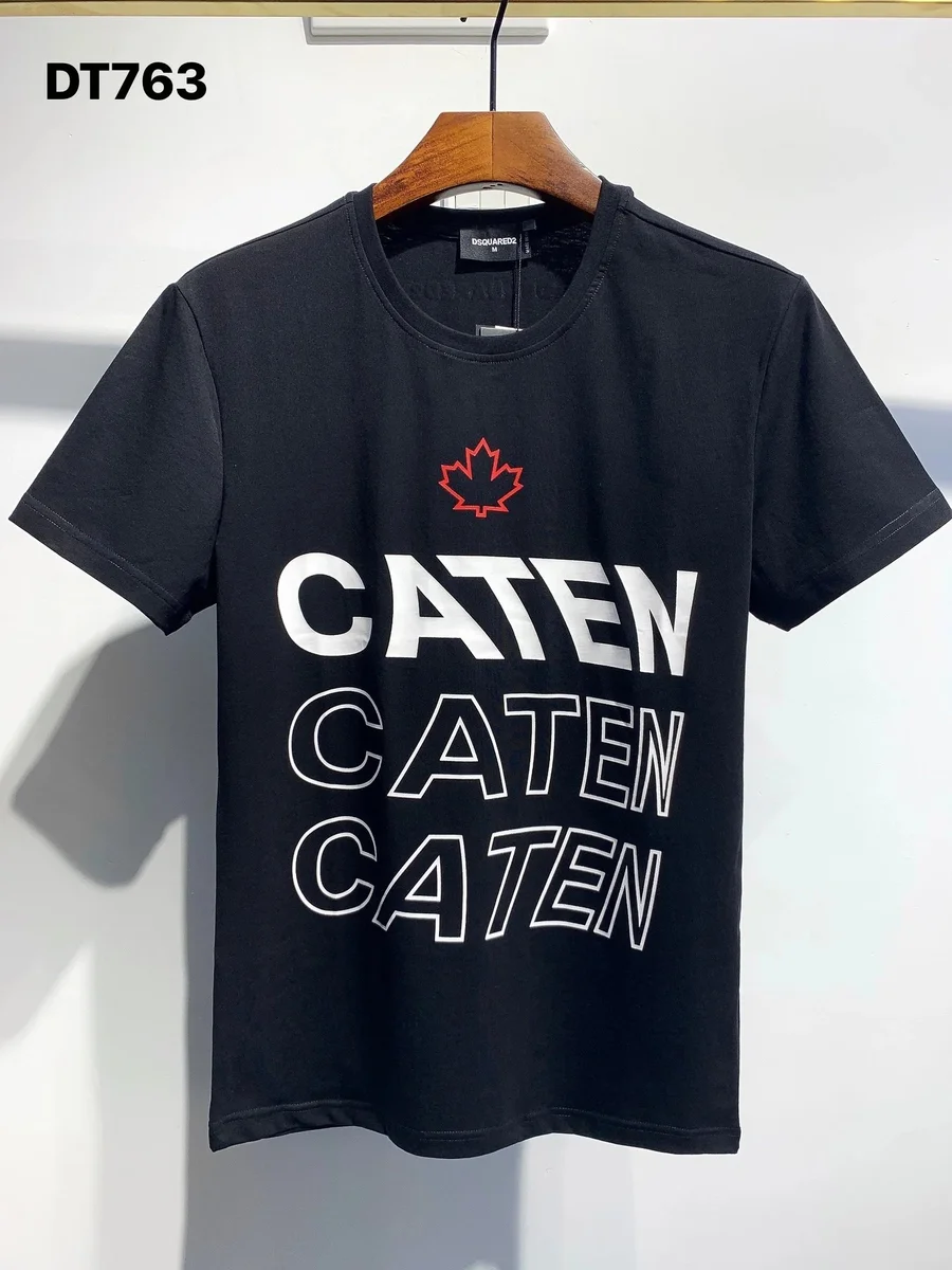 DSQUARED2 DSQUARED2 Caten Triple Print Black T-Shirt Black