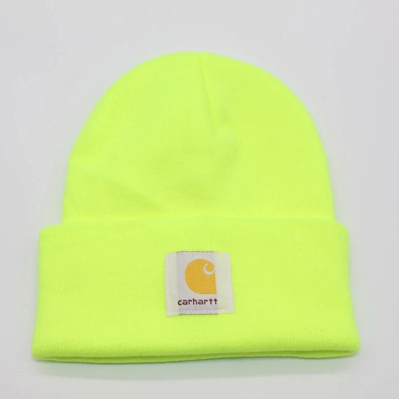 Carhartt Carhartt Fluorescent Yellow Beanie Yellow - 1