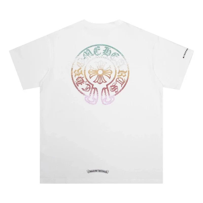 Chrome Hearts Chrome Hearts Rainbow Cross T-Shirt White White - 1