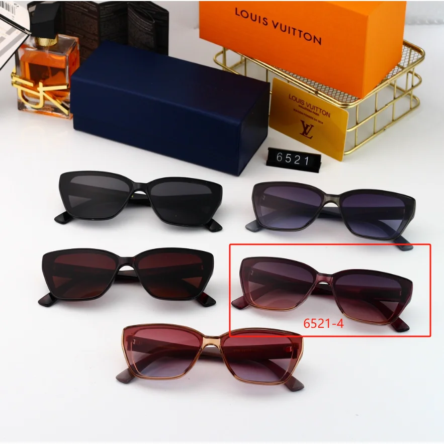 Louis Vuitton Louis Vuitton Classic Logo 6521-4 Sunglasses Black