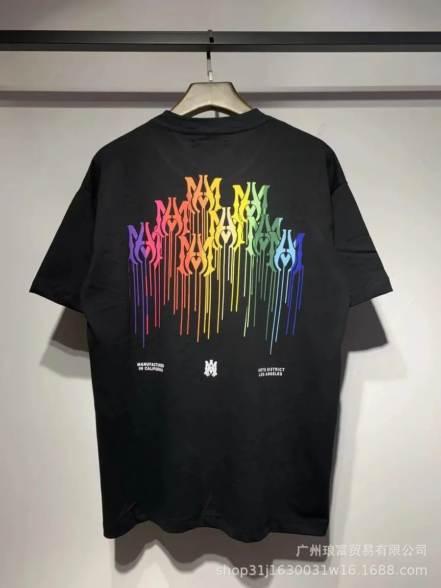 Other Rainbow Drip MM Graphic T-Shirt Black Black - 1