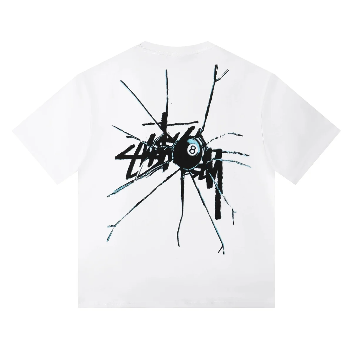 Stussy Stussy 8 Ball White T-Shirt White