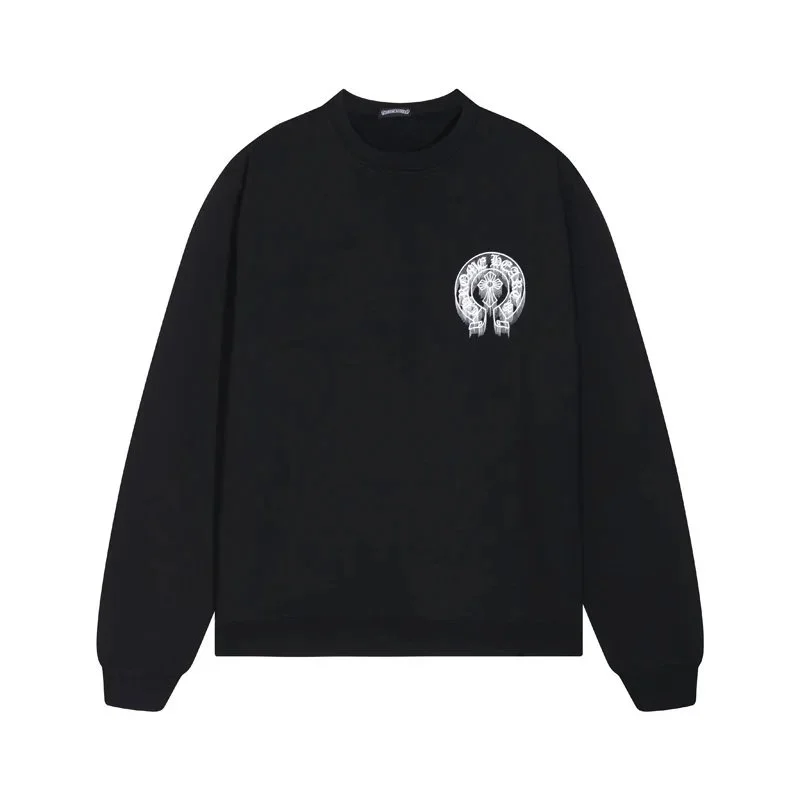Chrome Hearts Chrome Hearts Cemetery Cross Black/White Sweatshirt Black