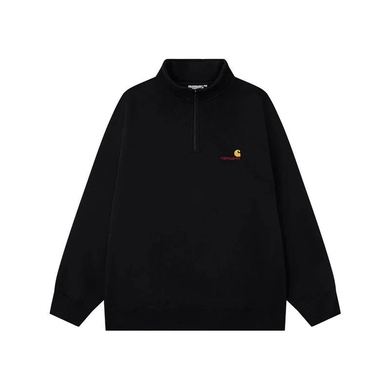 Carhartt WIP Carhartt WIP Black Half-Zip Sweatshirt Black - 1
