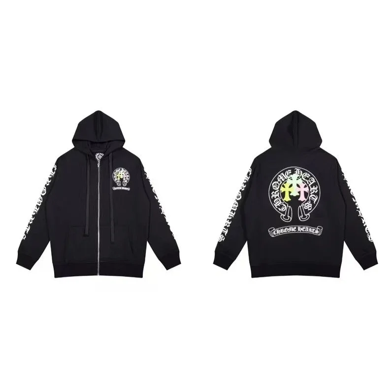 Chrome Hearts Chrome Hearts CH Cross Black Hoodie Black - 1