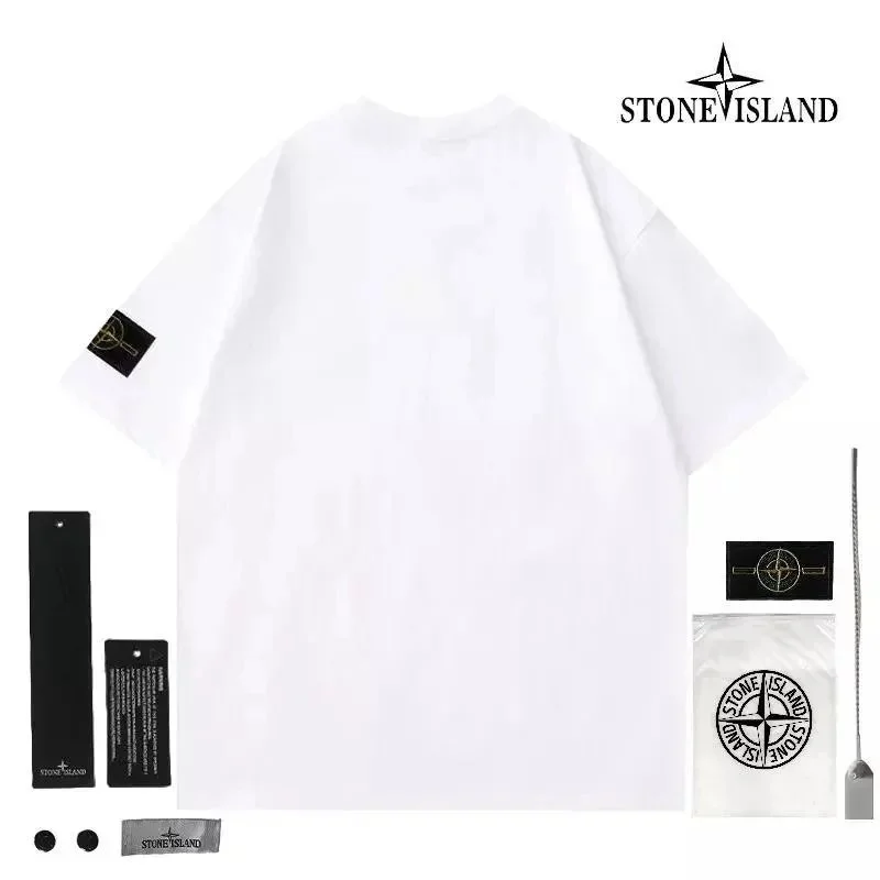Stone Island Stone Island White Crew Neck T-Shirt White