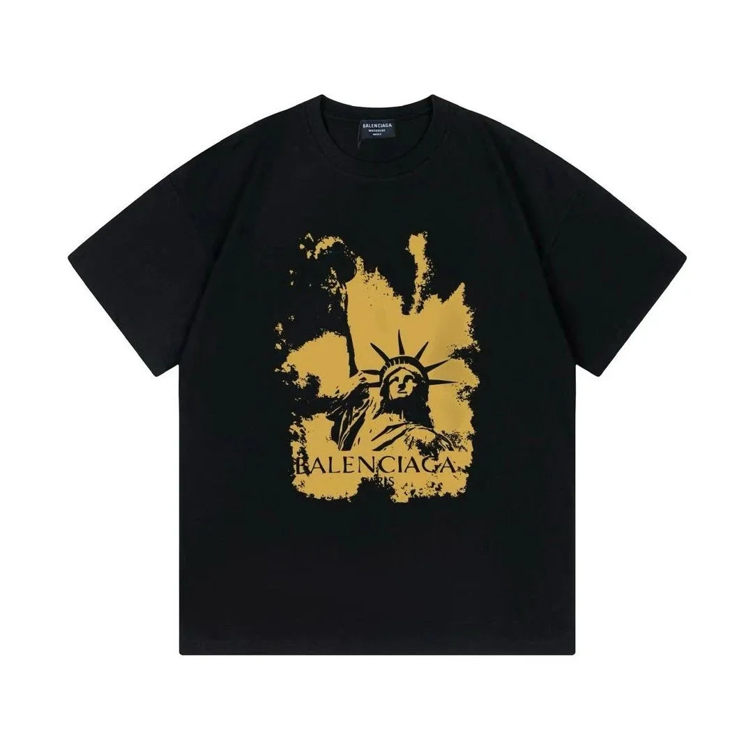 Balenciaga Balenciaga Statue of Liberty Black T-Shirt Black - 1