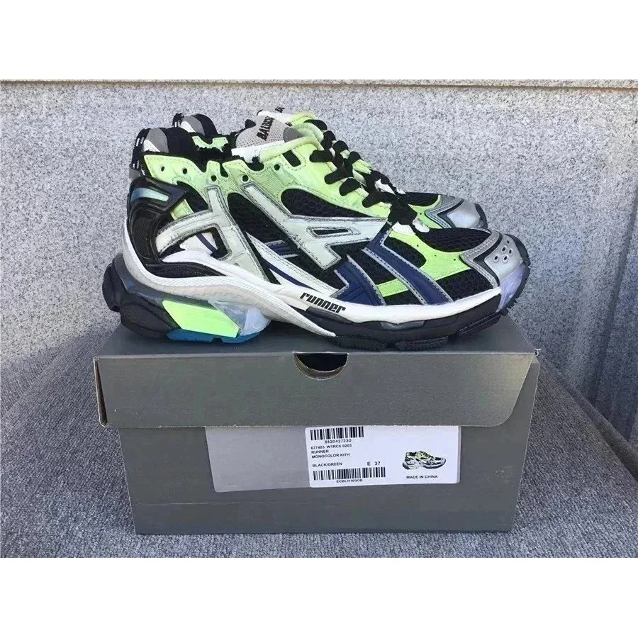 Maison Mihara Yasuhiro Maison Mihara Yasuhiro MMY Blakey W1RC60203 BlackGreen Sneakers Green - 1