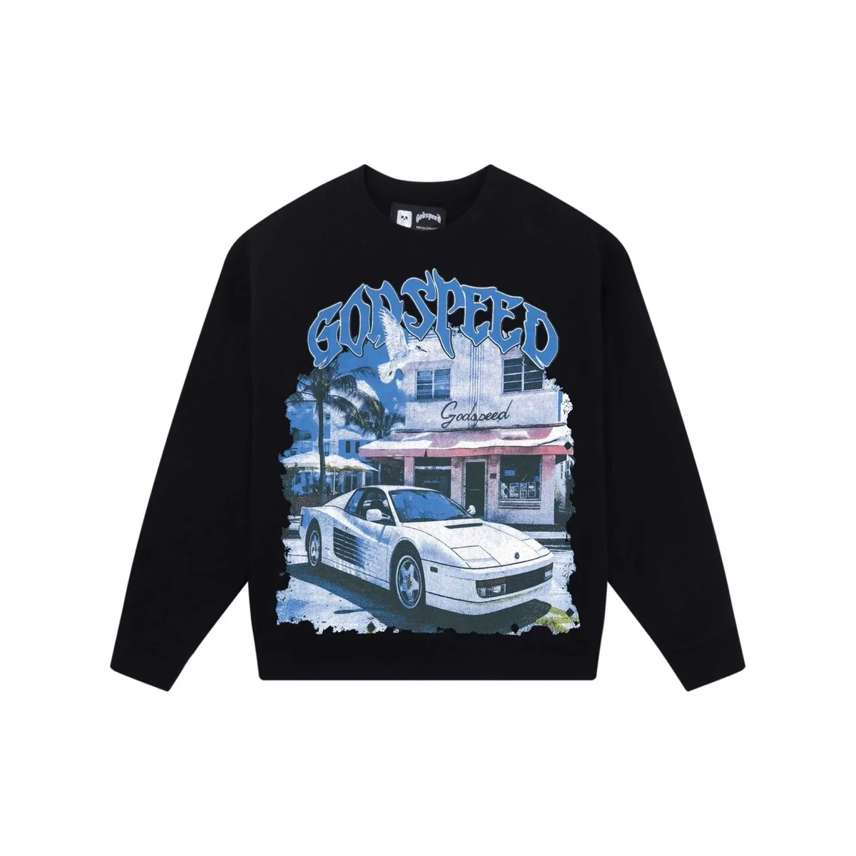 Godspeed Godspeed Black 'Godspeed' Graphic Sweatshirt Black - 1