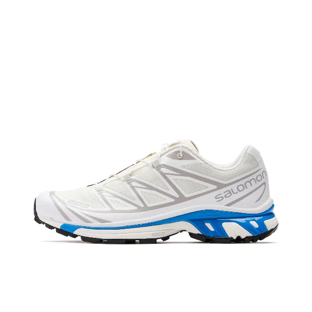 Salomon XT-6 White/Beige Grey/Blue Sneakers