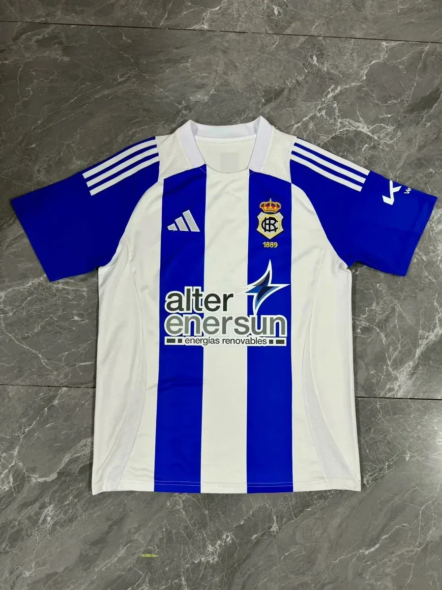 Adidas Adidas Tiro Blue/White Striped Soccer Jersey Multicolor