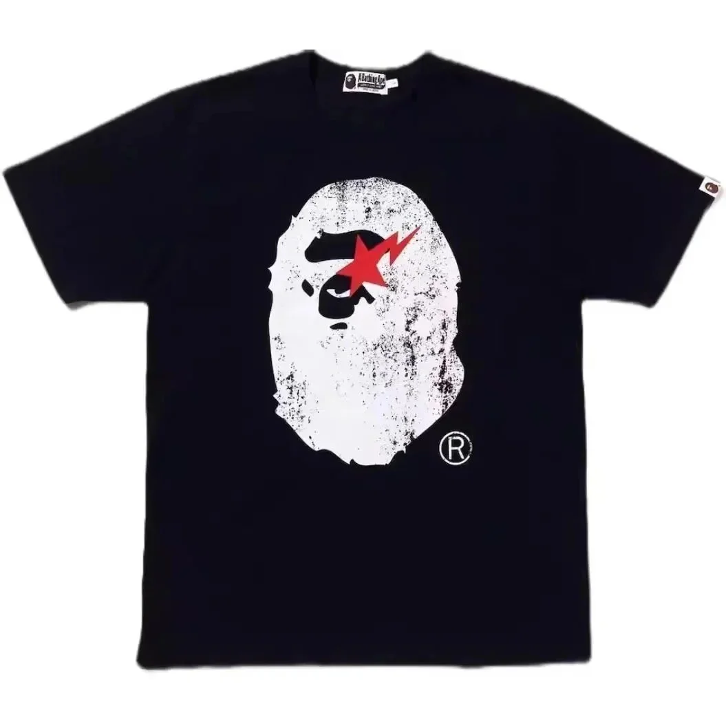 A Bathing Ape A Bathing Ape BAPE STA Black/White T-Shirt Black - 1