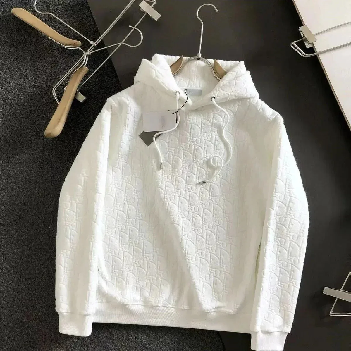 Dior Dior Oblique White Hoodie White