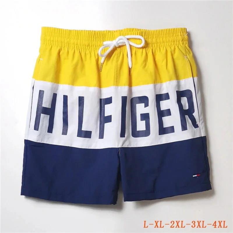 Tommy Hilfiger Tommy Hilfiger Color Block Swim Shorts Yellow - 1