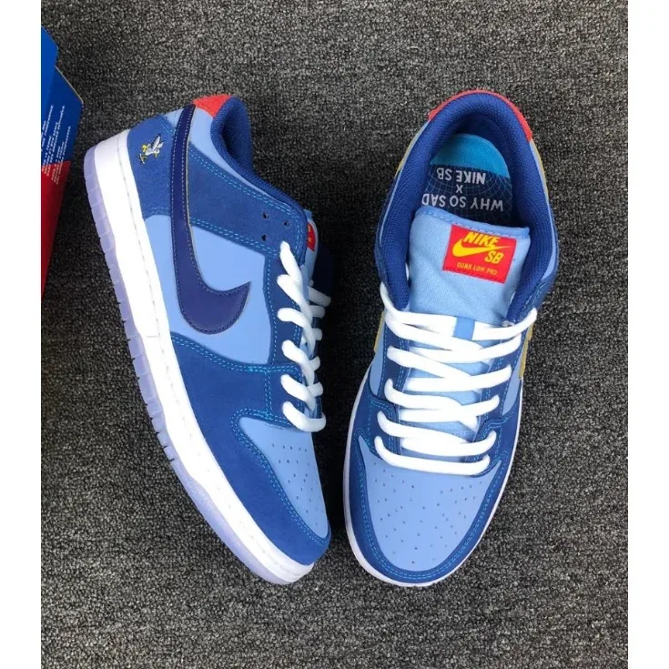 Nike Nike SB Dunk Low Why So Sad Blue/Red Sneakers Multicolor