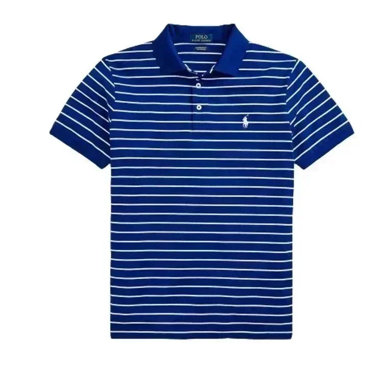 Polo Ralph Lauren Polo Ralph Lauren Striped Polo Shirt Navy/White Navy - 1
