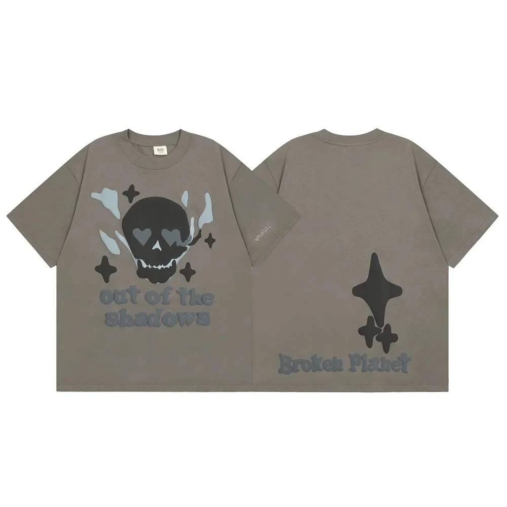 Broken Planet Broken Planet Market Out of the Shadows T-Shirt Grey - 1