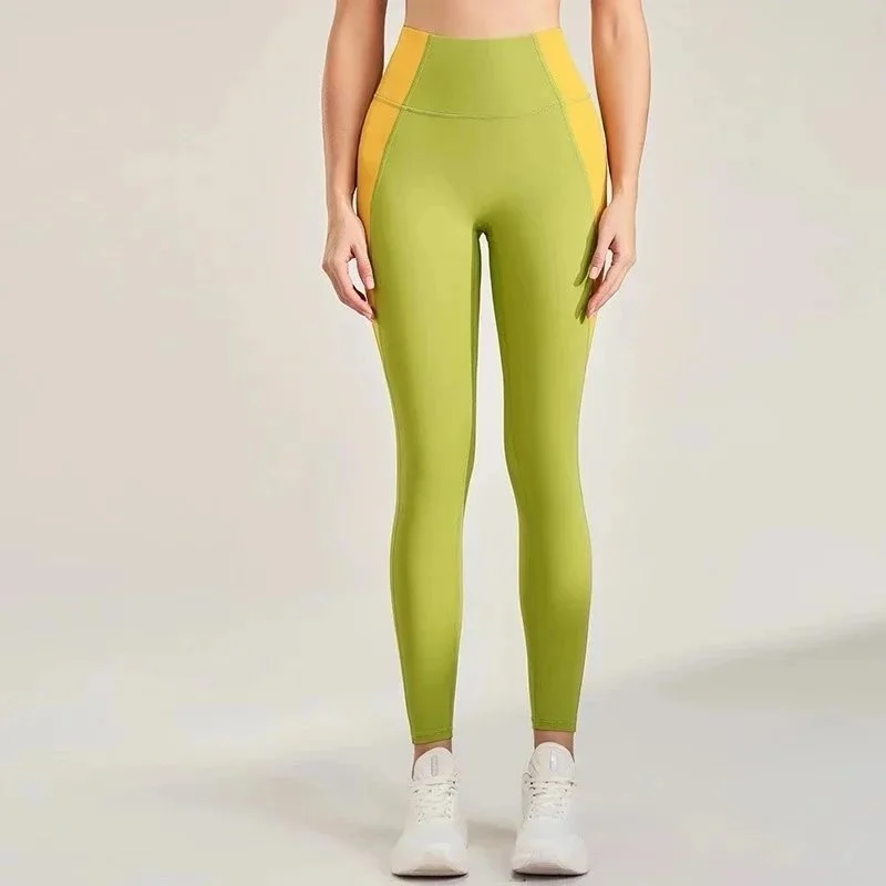 Other Green & Yellow High-Waist Leggings Green - 1