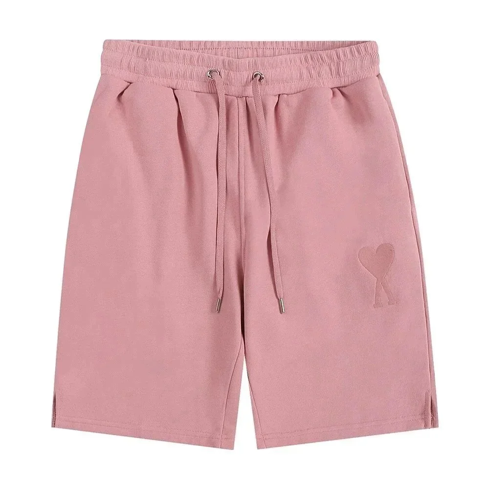 Ami Paris Ami Paris Ami de Coeur Blush Pink Shorts Pink