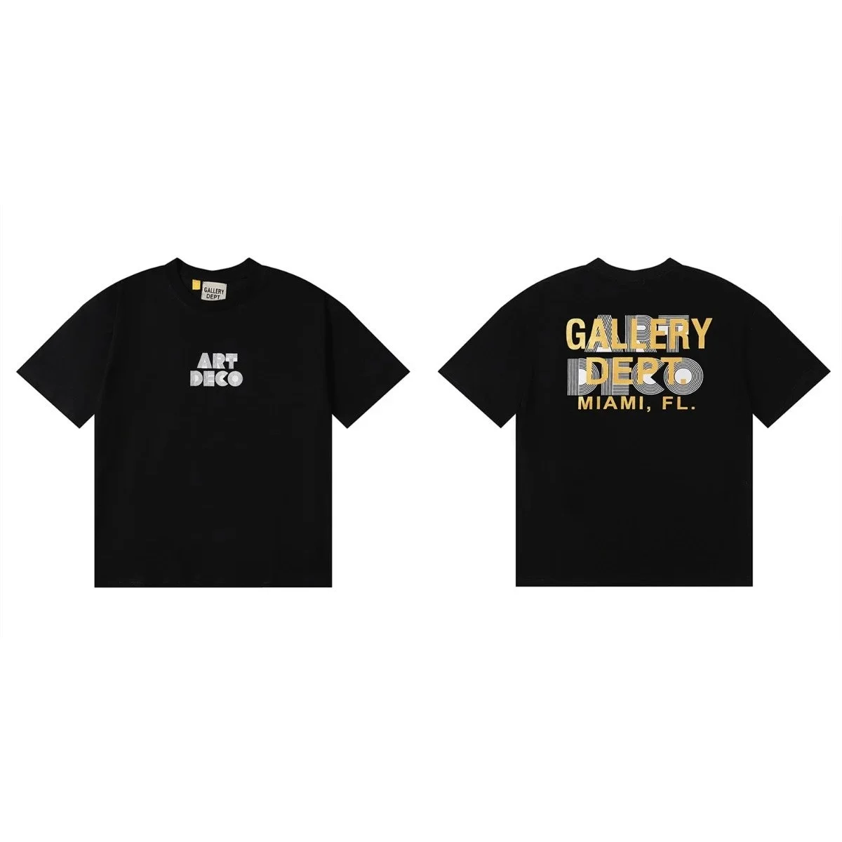 Gallery Dept. Gallery Dept. ART DECO Black T-Shirt Black - 1