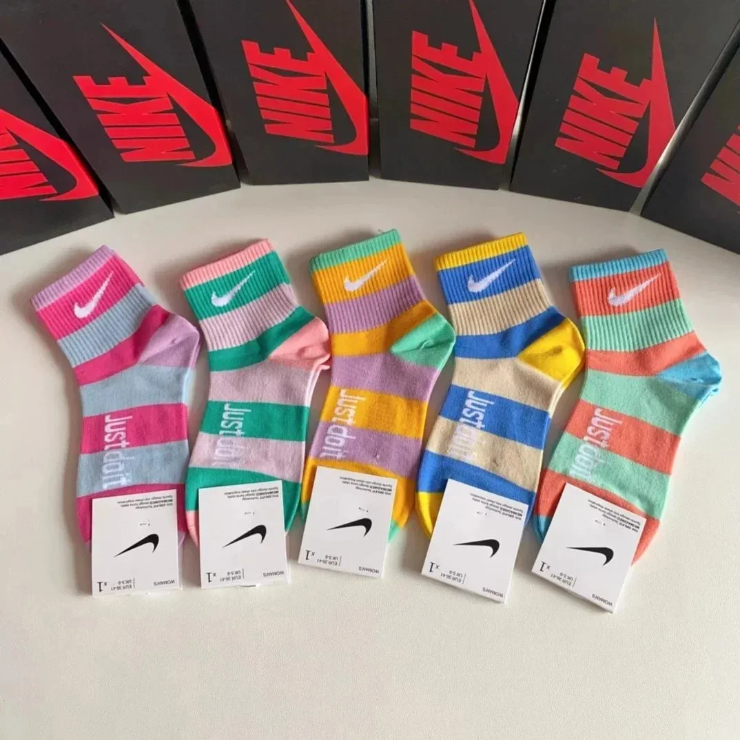 Nike Nike Multicolor Striped Crew Socks Multicolor