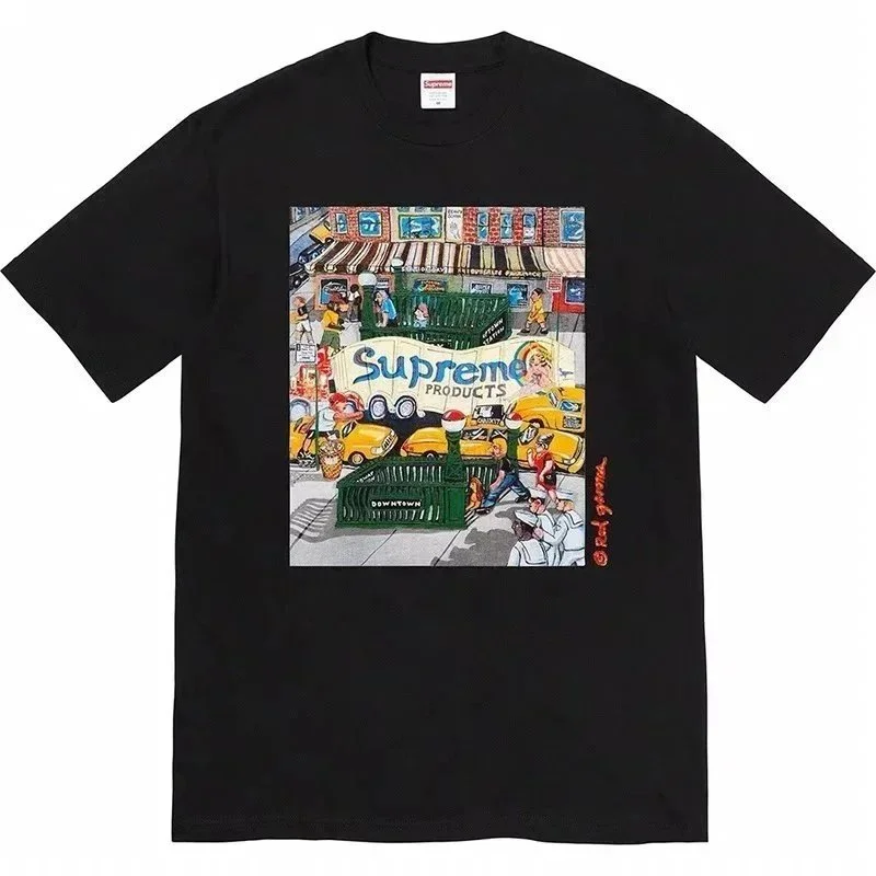 Supreme Supreme Supreme Black Graphic T-Shirt Black
