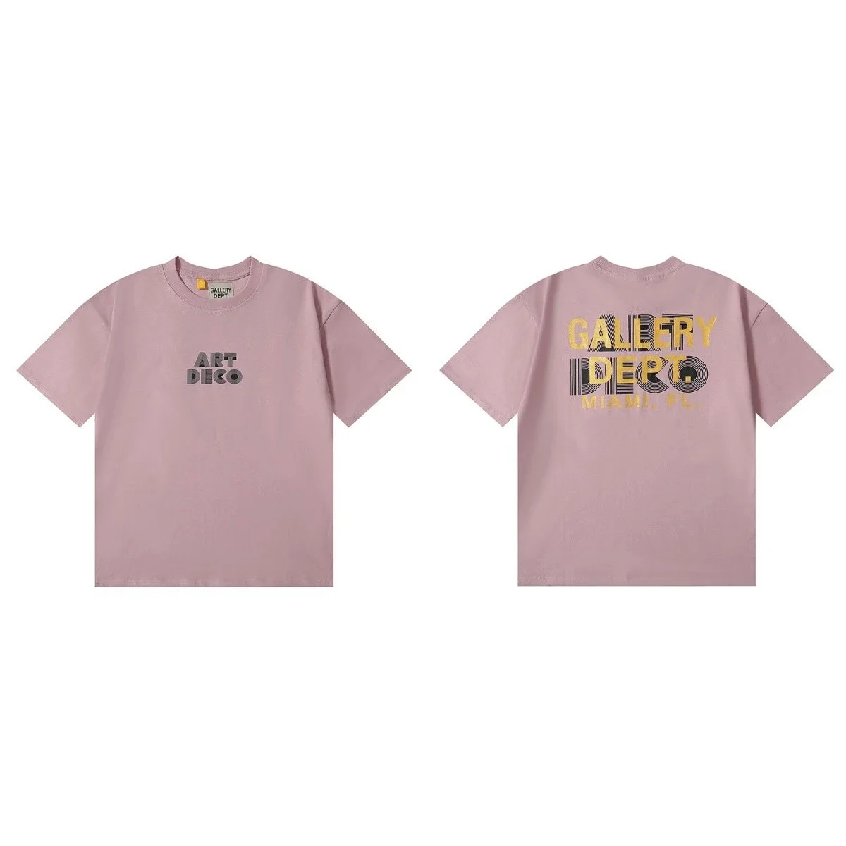 Gallery Dept. Gallery Dept. ART DECO T-Shirt ART藕粉 6052 Pink - 1