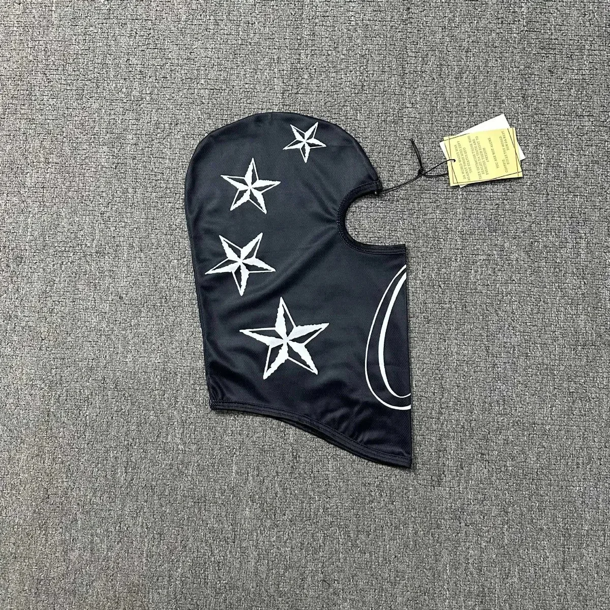 Palm Angels Palm Angels Star Print Black Balaclava Black - 1