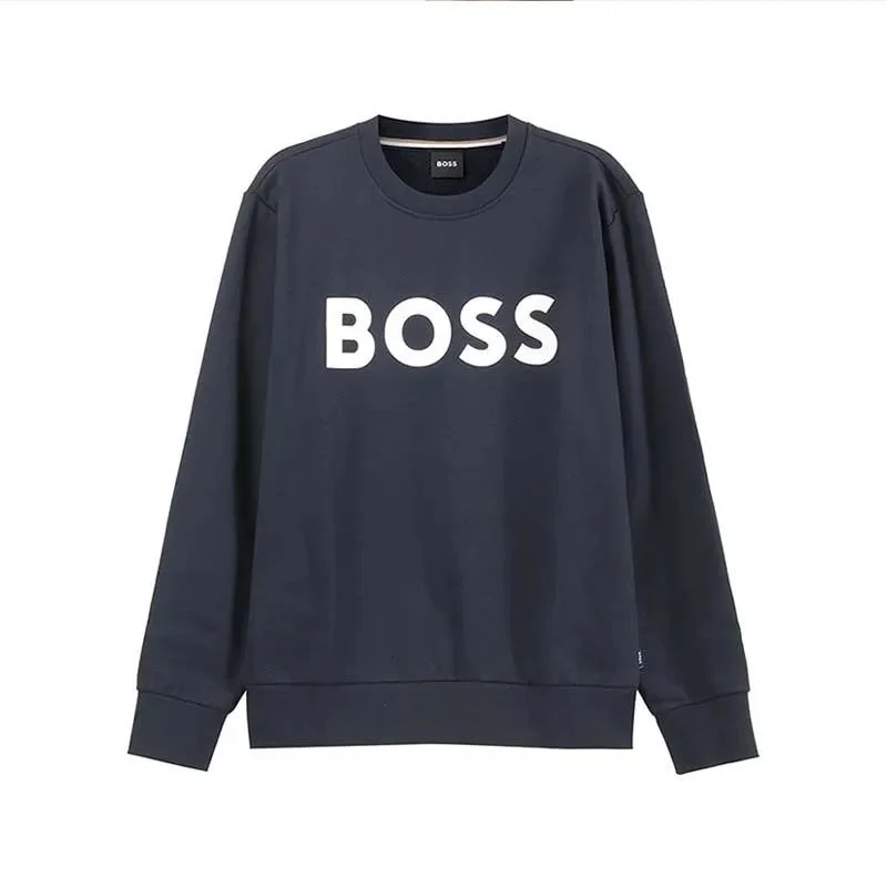 Hugo Boss Hugo Boss Navy/White Logo Sweatshirt Navy - 1
