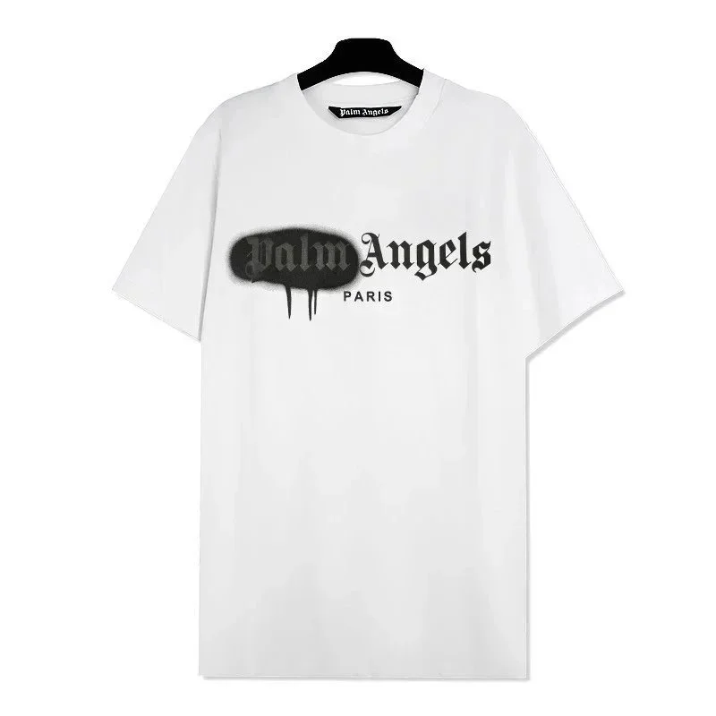 Palm Angels Palm Angels White 'Spray Logo' T-Shirt White - 1