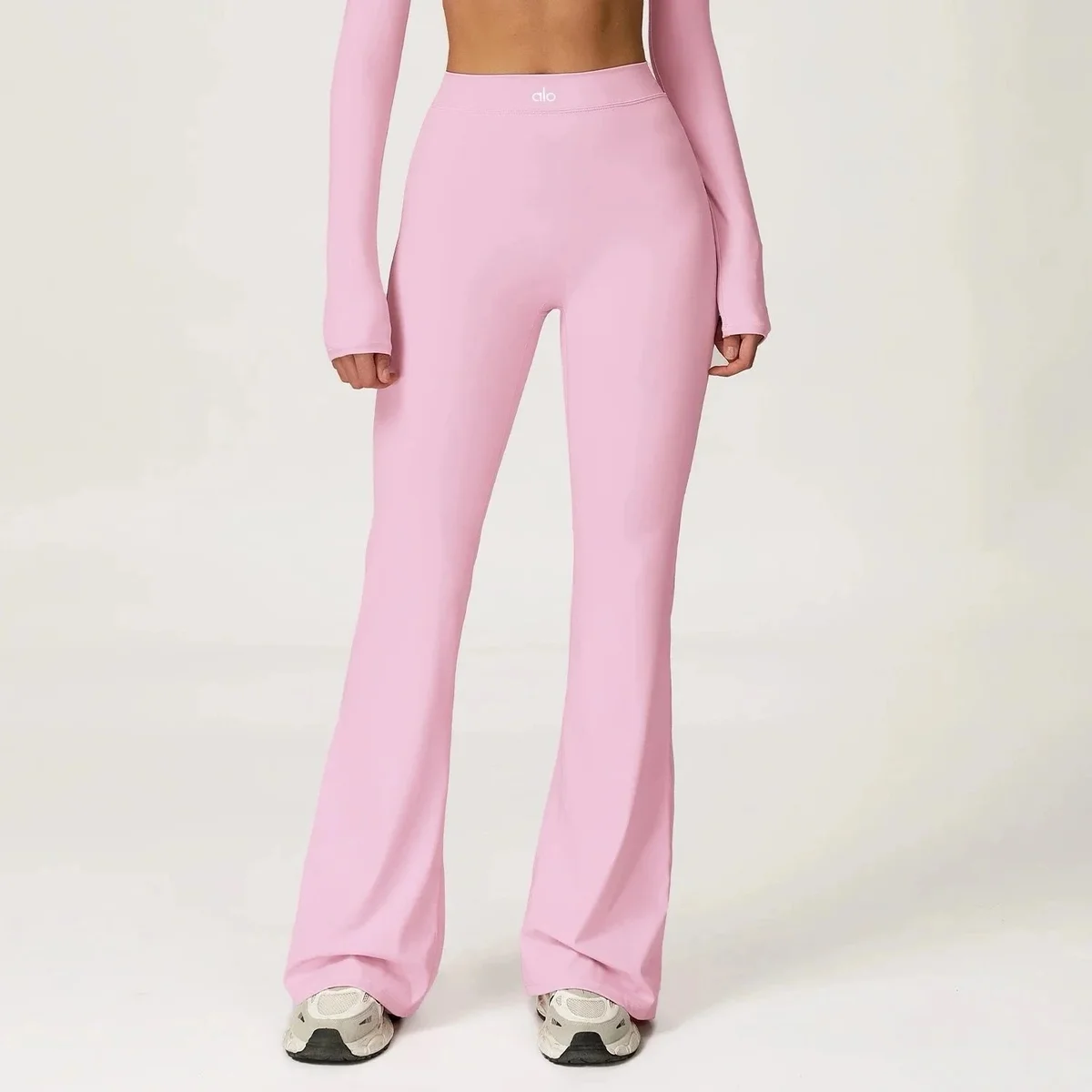 Alo Yoga Alo Yoga Pants Pink Blossom Bottoms Pink - 1