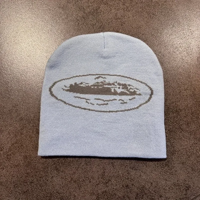 Other Beanie with Mountain Logo in Light Blue Blue - 1