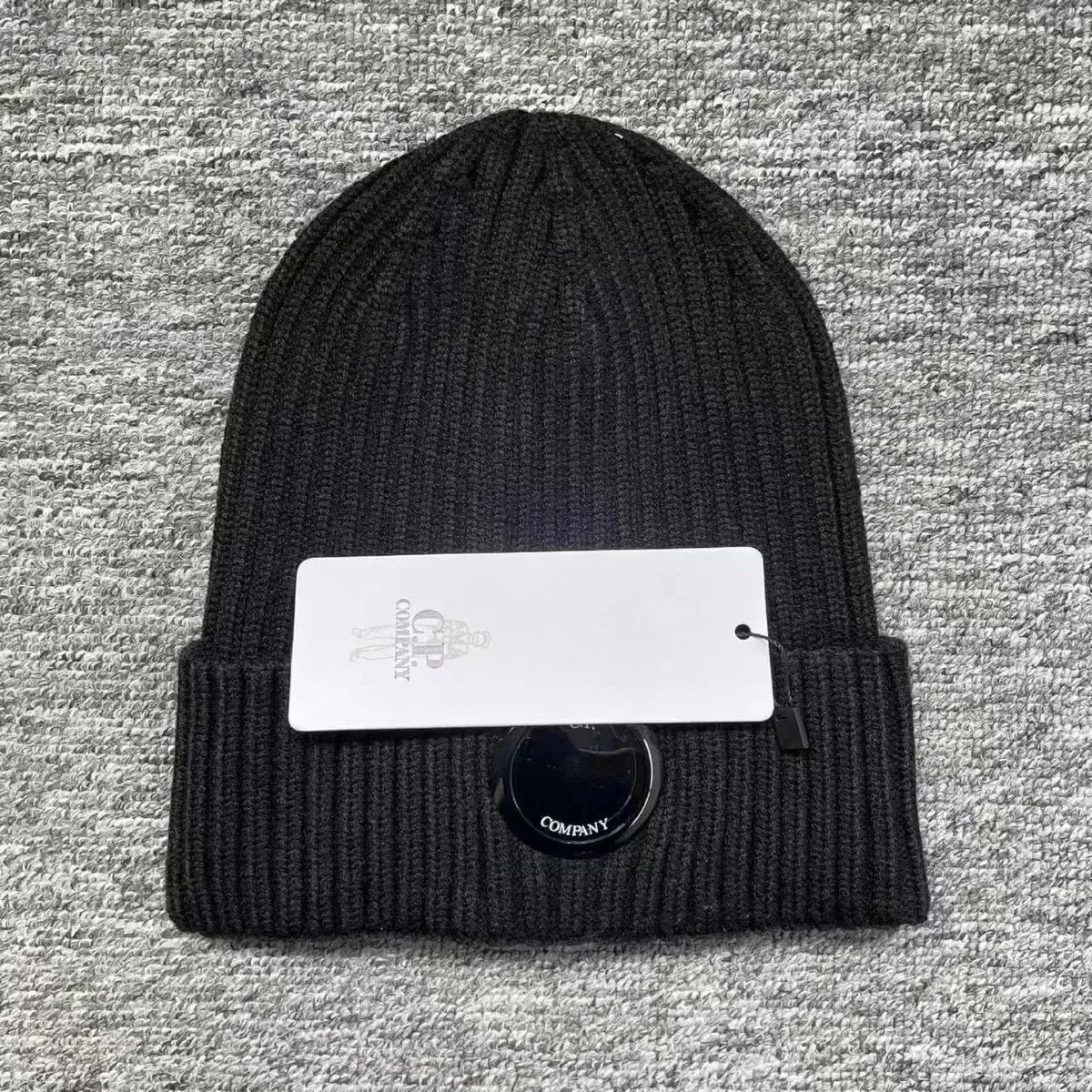 CP Company Goggle Black Beanie