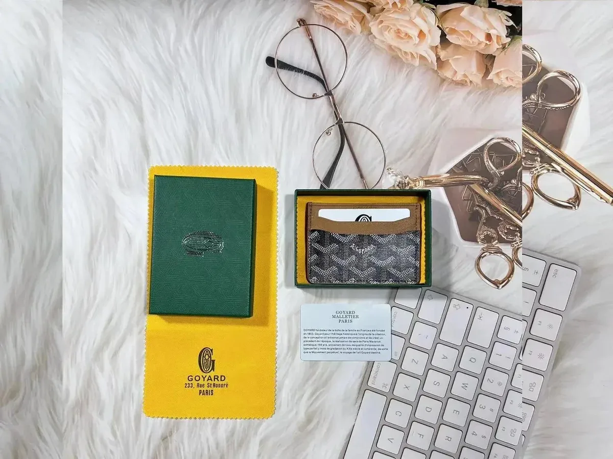Goyard Goyard Monogram 5 Black Card Holder Black - 1